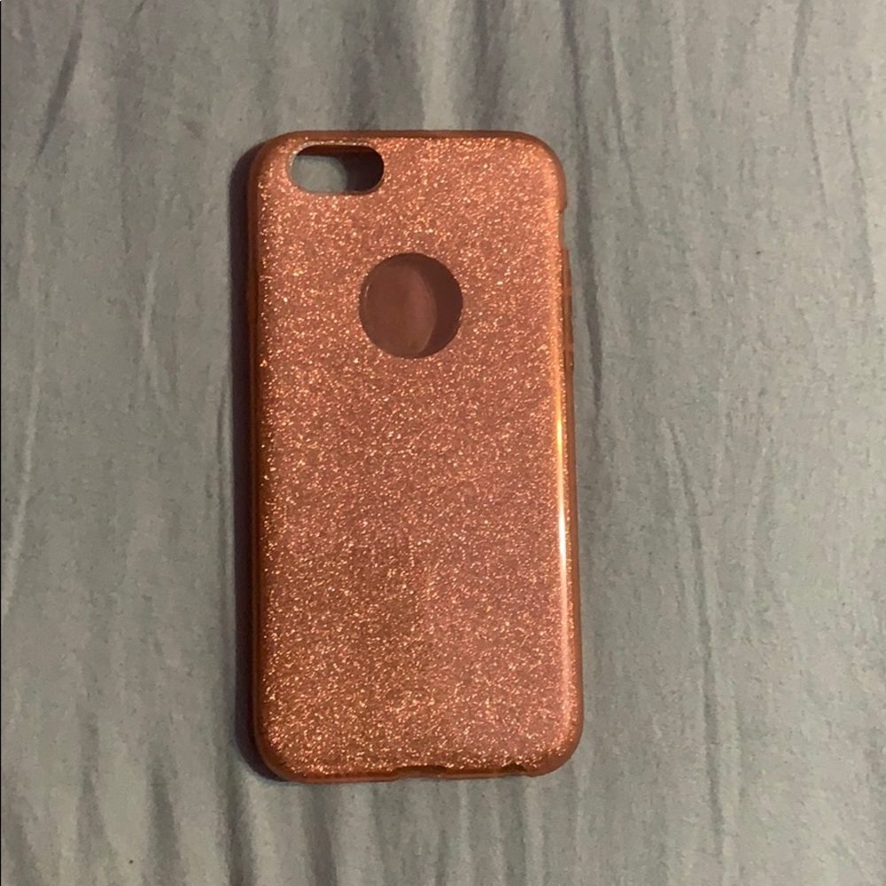 iphone 7/8 rose glittery phone case